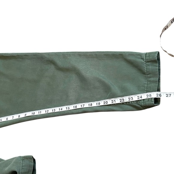 Zara Womens Green Mid Waist Trouser Pants- Size Small - Picture 13 of 13